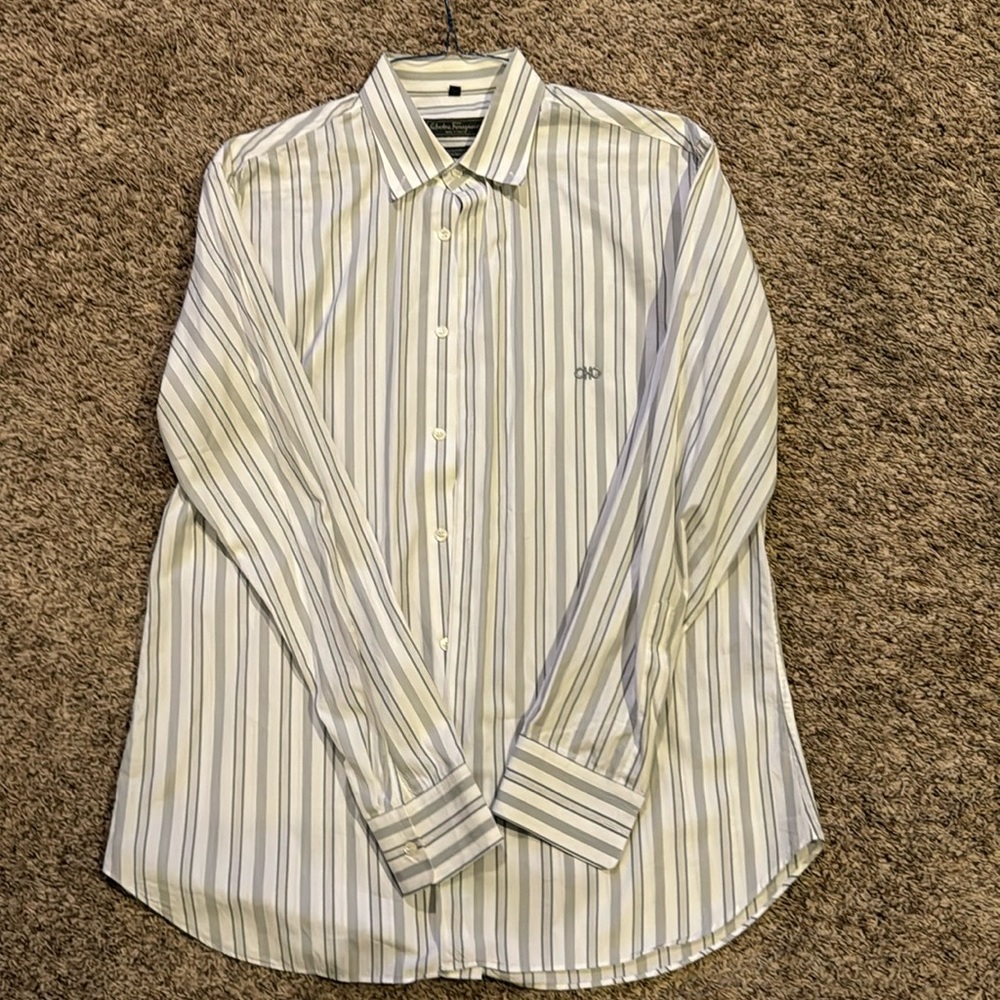 Men’s SALVATORE FERRAGAMO Dress shirt size L